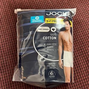 Mens jockey full rise boxer briefs size XL